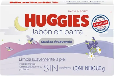 Huggies Sueños de Lavanda Jabón en Barra para Bebé 40% Off