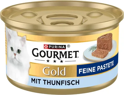 Purina Gourmet Gold Feine Pate Nassfutter mit Thunfisch, Packung mit 12 (12 x 85 g) Best Deal