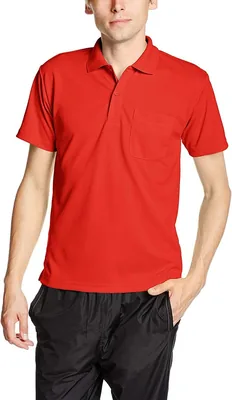 Glimmer Men's Polo Shirt 4.4oz Short Sleeve Dry with Pockets SGD 11.21