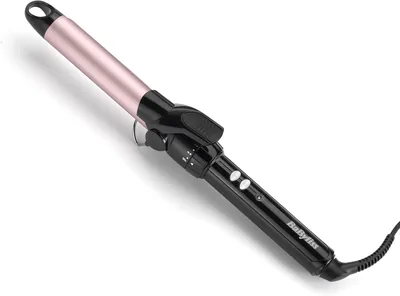 BaByliss 25mm Curling Tong Clip Curler - Sublim' Touch Ultra-Soft Coated Cylinder, 10 Températures Réglables, Boucle Professionnelle