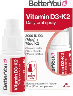 BetterYou D3 K2 Oral Spray - 3000 IU Vitamin D