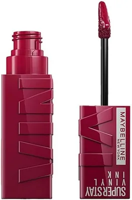 Maybelline SuperStay Vinyl Ink Lipstick, Long-Lasting 16hr, ZAR 28.58