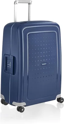 Samsonite S'Cure Spinner M Valise, M (69 cm), 79 L, Bleu Foncé