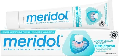 Meridol Pasta do zębów, 150 ml, podwójny pakiet | Walczy z przyczyną krwawienia dziąseł
