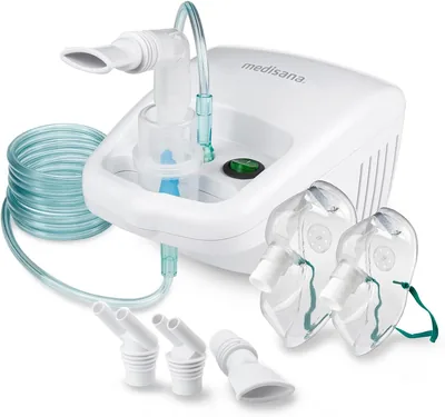 Medisana IN 500 inhalator - kompresor z ustnikiem i maską dla dorosłych i dzieci