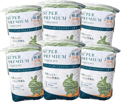 レイワ7年 マチェツシカ スーパープレミアム ティモシー#1 カット草 6.6ポンド（3kg）×6パック（ラビットフード） 最安値
