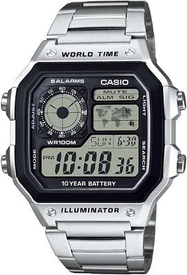Casio AE1200WH-1A Reloj analógico digital multifunción para hombre negro Best Deal