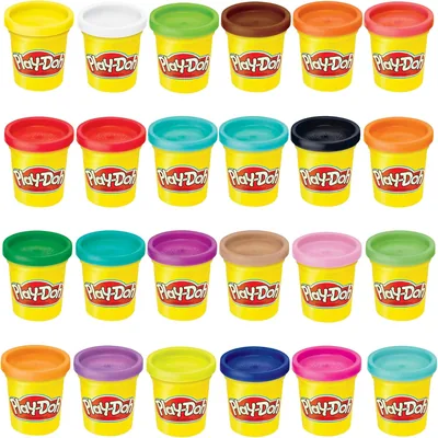 Play-Doh Pack de 24 Latas Compuesto de Modelado para Manualidades y Arte