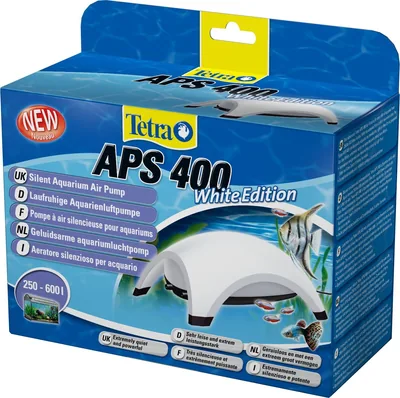 Tetra APS 400 Aquarium Air Pump - Quiet White Pump