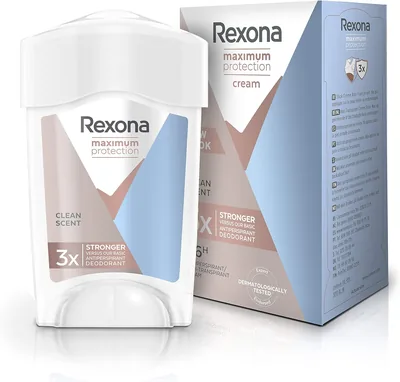 Rexona Dames Maximale Bescherming Rein Geur Reismodel Deodorant Creme, 45 ml | 55% Korting