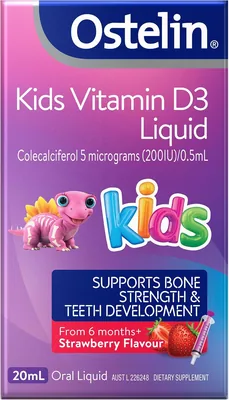 Ostelin Kids Vitamin D3 Liquid 20ml Best Deal