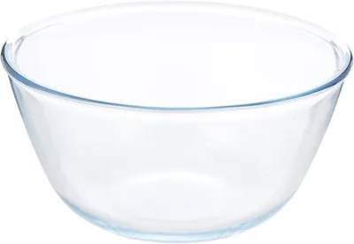 BOROSILICATE GLASS MIXING BOWL, 1.3 L, Oven Safe, Save 24%