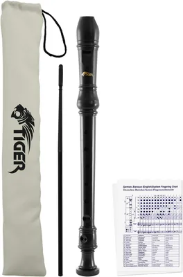 Trompe-couche Tiger Music REC2-BK - Soprano - 3 pièces - Noir