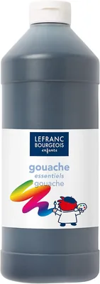 Lefranc & Bourgeois 188523 Kinderen Gouache Verf, Zwart, 8.5 x 8.5 x 24 cm Best Deal