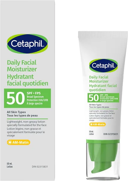 Cetaphil Daily Facial Moisturizer, SPF 50