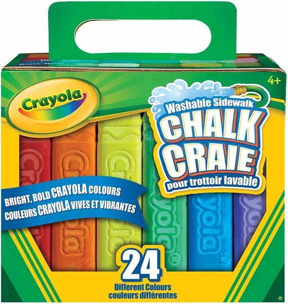 Crayola Sidewalk Chalk Washable Toy Kit