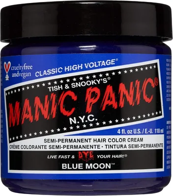 MANIC PANIC Blue Moon Creme, 88% Off - Vegan & Cruelty-Free Haarverf