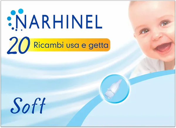 Narhinel Soft Replacement Nasal Aspirator for Babies and Children