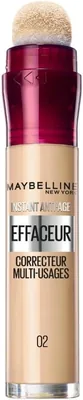 Maybelline New York - Effaceur Instantané de Couvrance Fluide, Teinte Nude Beige (02), 5 ml - 18% de réduction