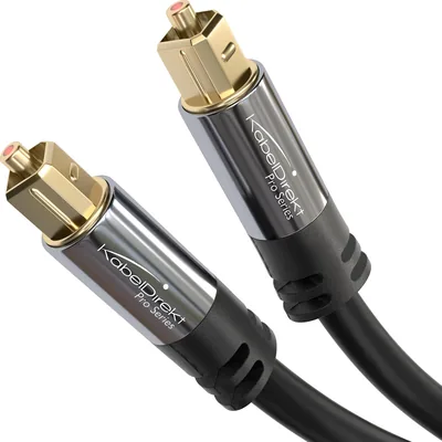 KabelDirekt Optical Audio TOSLINK Cable 6ft