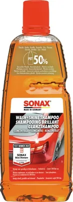 SONAX Wash+Shine Shampoo Concentraat (1 Liter) - Beste Deal