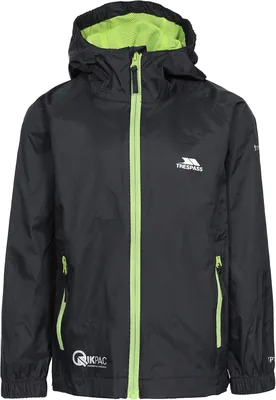 Trespass Kids Waterproof Packaway Jacket Qikpac Best Deal