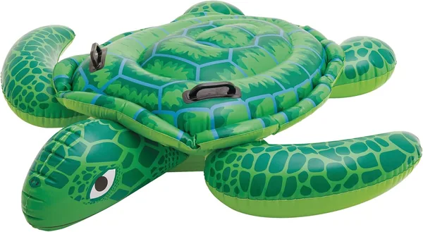 Intex Lil' Sea Turtle Ride-On: Aufblasbares Fahrspiel, 150 x 127 cm, Best Deal