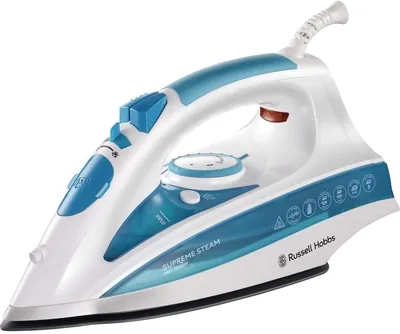 Plancha para Ropa Russell Hobbs Steam Glide Professional - 2600W, Solea de Cerámica, Antideslizante, Planchado Seco, Golpe de Vapor 210g, Continua