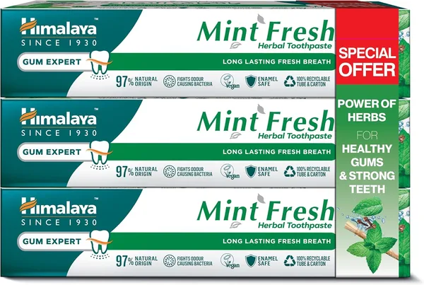 Himalaya Mint Fresh Herbal Toothpaste