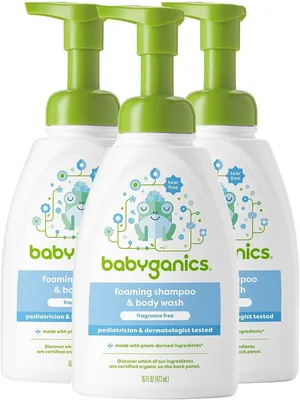 Babyganics Baby Shampoo & Body Wash Fragrance Free 3 Pack Best Deal