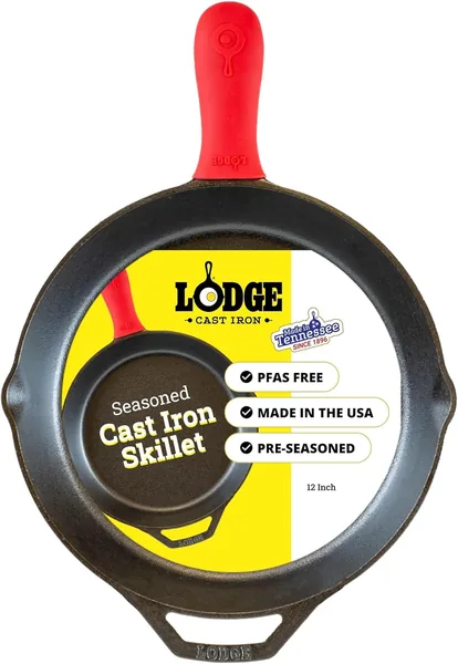 Lodge Seasoned Cast Iron Skillet 12 Inches
