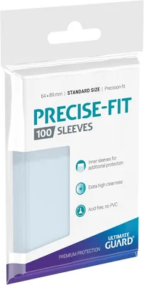 Étuis de protection Precise-Fit Ultimate Guard, taille standard (100 pièces), Meilleure affaire