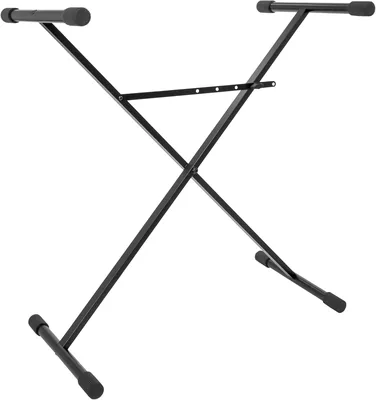 BoomToneDJ KS 1 Keyboard Stand, Metal, Black