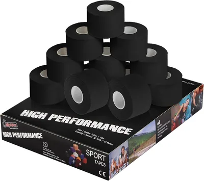 ALPIDEX Sports Tape 12 Rolls - 10m x 3.8cm, Many Colours Best Deal