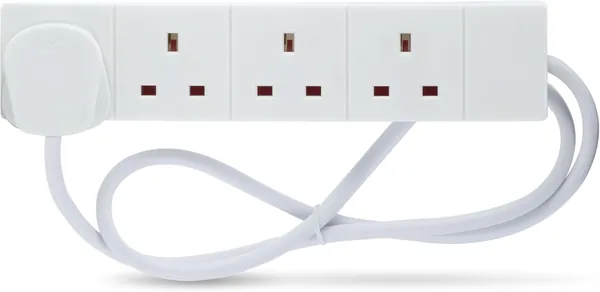 STATUS 4 Way Socket Extension Lead