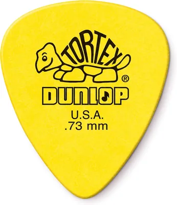 Dunlop Tortex Yellow Guitar Pick 12 Pack - 27% Off