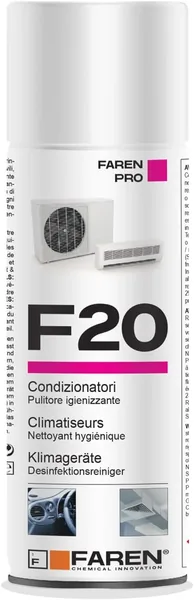 Faren F20 Air Conditioning Spray for Home and Car Air Conditioners Pleasantly Scented Alcohol Based 400ml (1)
