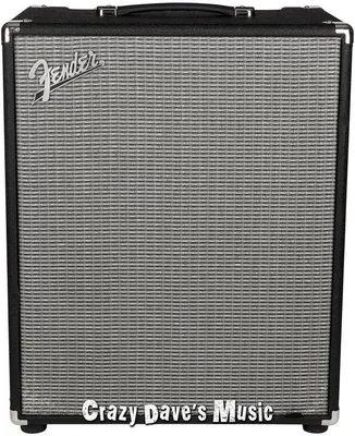 Amplificador Fender Rumble 500 para Bajo, 500W, Negro | Altavoces Eminence 2x10
