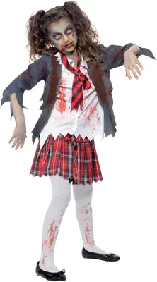 Smiffys Zombie School Girl Costume Pack