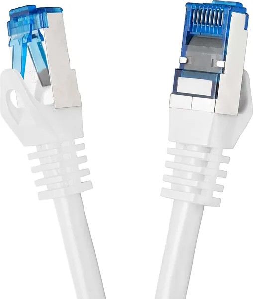 BIGtec patch cord S/FTP (PIMF) CAT 6a white 10m