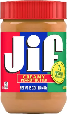 Jif Creamy Peanut Butter 454g: Gluten Free, 0g Trans Fat - Save 55%