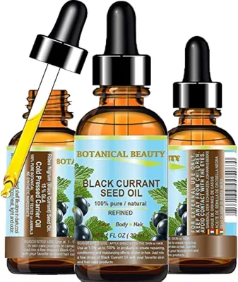 Black Currant Seed Oil - 100% Pure Natural Carrier Oil, 1oz