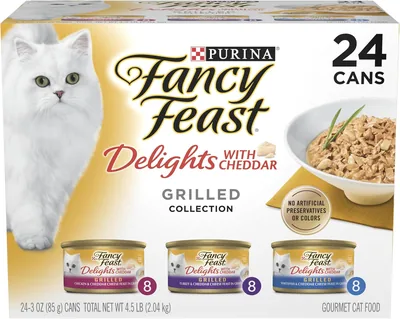 FANCY FEAST Cheddar Adult Wet Cat Food 24x85g Best Deal
