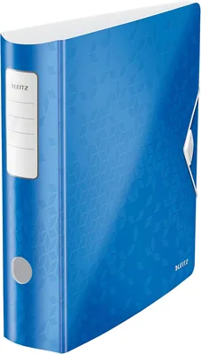 Leitz Active Lever Arch File A4, dos rond 82 mm, élastique, polyfoam léger, WOW, bleu, 11060036 - Meilleure Offre