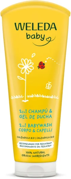 Weleda Organic Calendula Shampoo and Body Wash (1 x 200 ml)