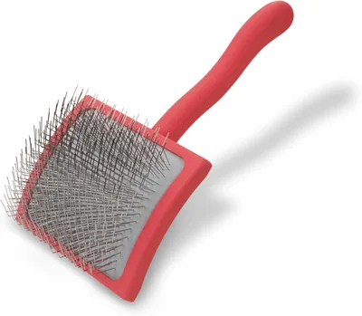 Chris Christensen Long Pin Slicker Brush, Large, Coral - Best Deal