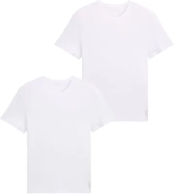 TOM TAILOR Herren Rundhals T-Shirt Doppelpack (Packung mit 2)