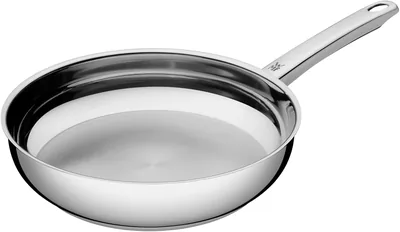 WMF Favorit - Sartén Profesional de 20 cm sin Recubrimiento, Acero Inoxidable Apto para Inducción, Cromargan Star