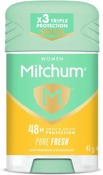 Revlon Mitchum Women Triple Odor Defense 48HR Protection Deodorant Stick and Antiperspirant Pure Fresh