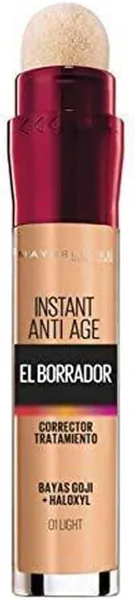 Maybelline New York Dark Circles, Bags and Blemishes Concealer, With Goji Berries and Haloxyl, Tone: 01 Light, 5 ml